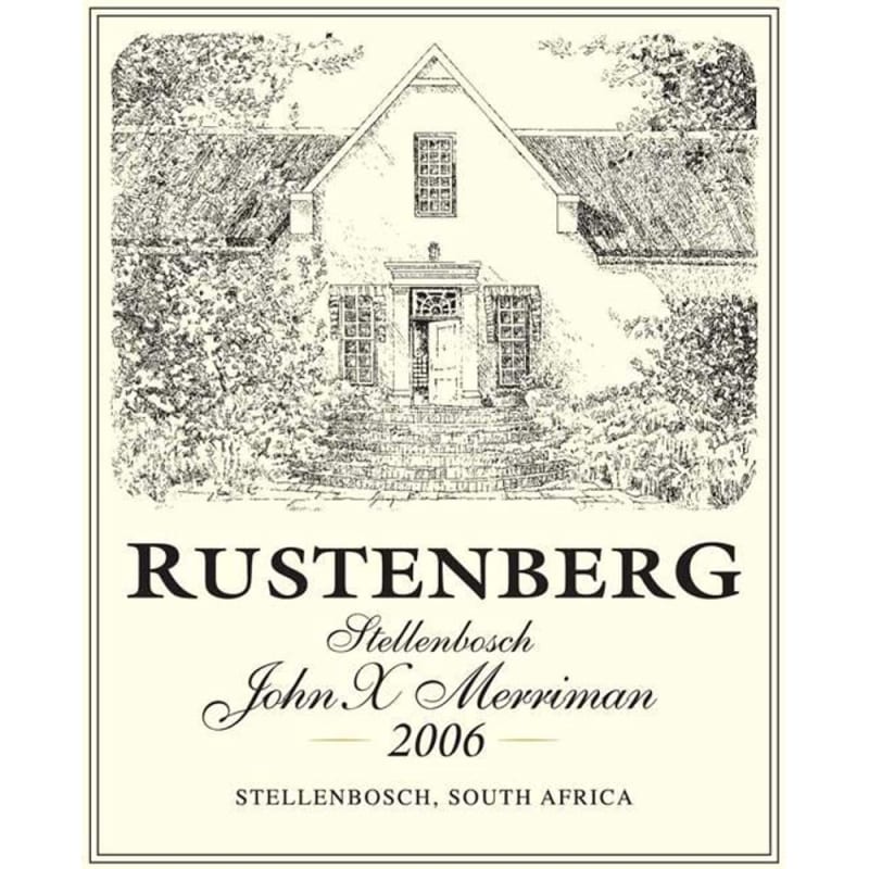 Rustenberg John X Merriman 2006 Front Label