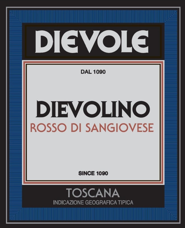 Dievole Toscana Dievolino Rosso di Sangiovese 2008 Front Label
