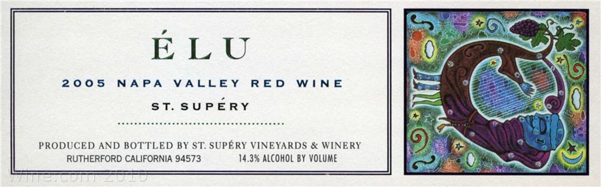 St. Supery Elu 2005 Front Label