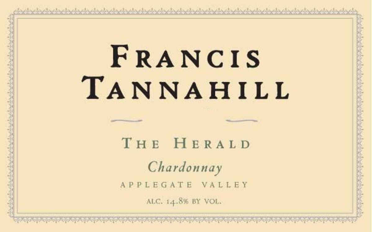 Francis Tannahill The Herald Chardonnay 2009 Front Label