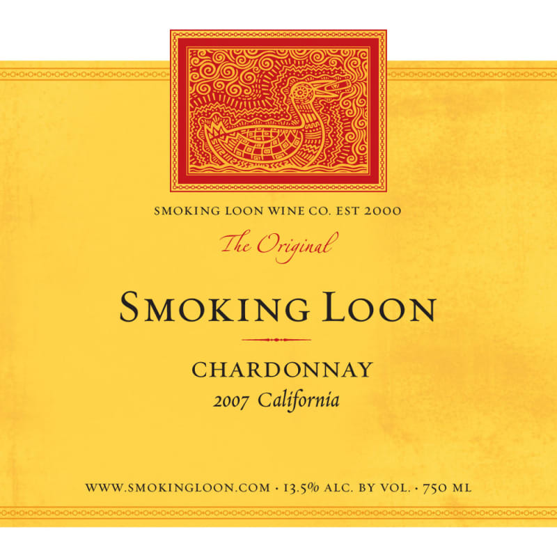 Smoking Loon Chardonnay 2007 Front Label