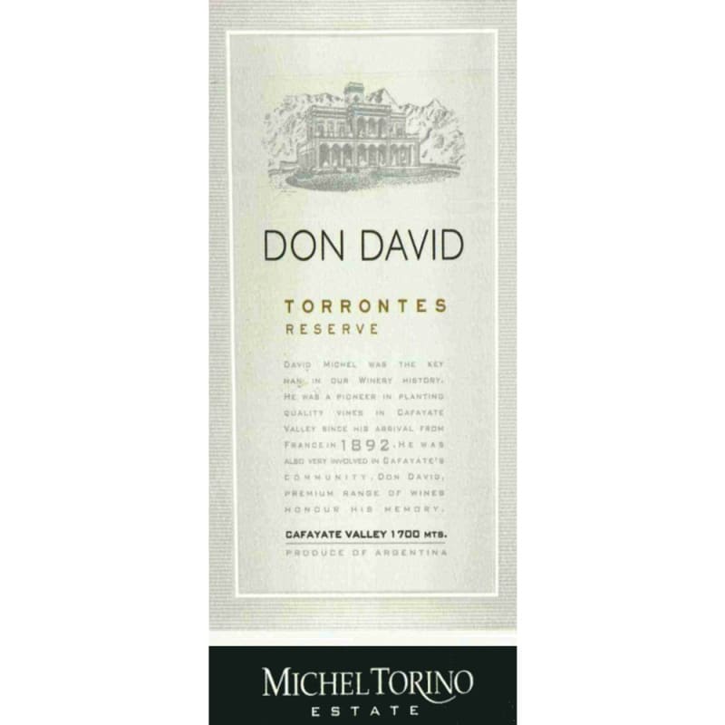 El Esteco Don David Reserve Torrontes 2008 Front Label