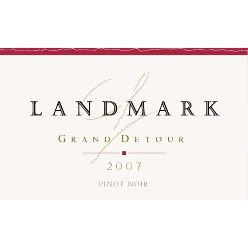 Landmark Grand Detour Pinot Noir 2007 Front Label