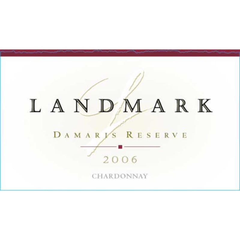 Landmark Damaris Reserve Chardonnay 2006 Front Label