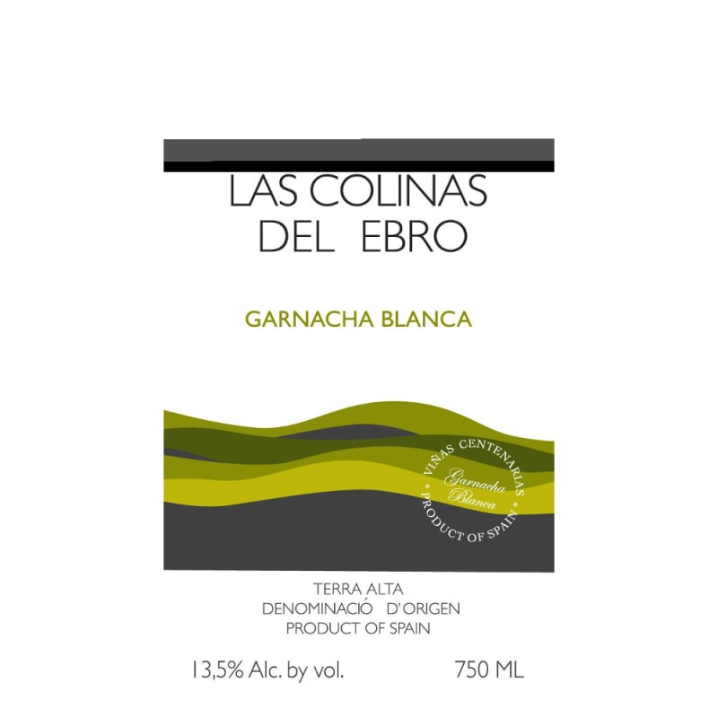 Las Colinas del Ebro Garnacha Blanca 2008 Front Label