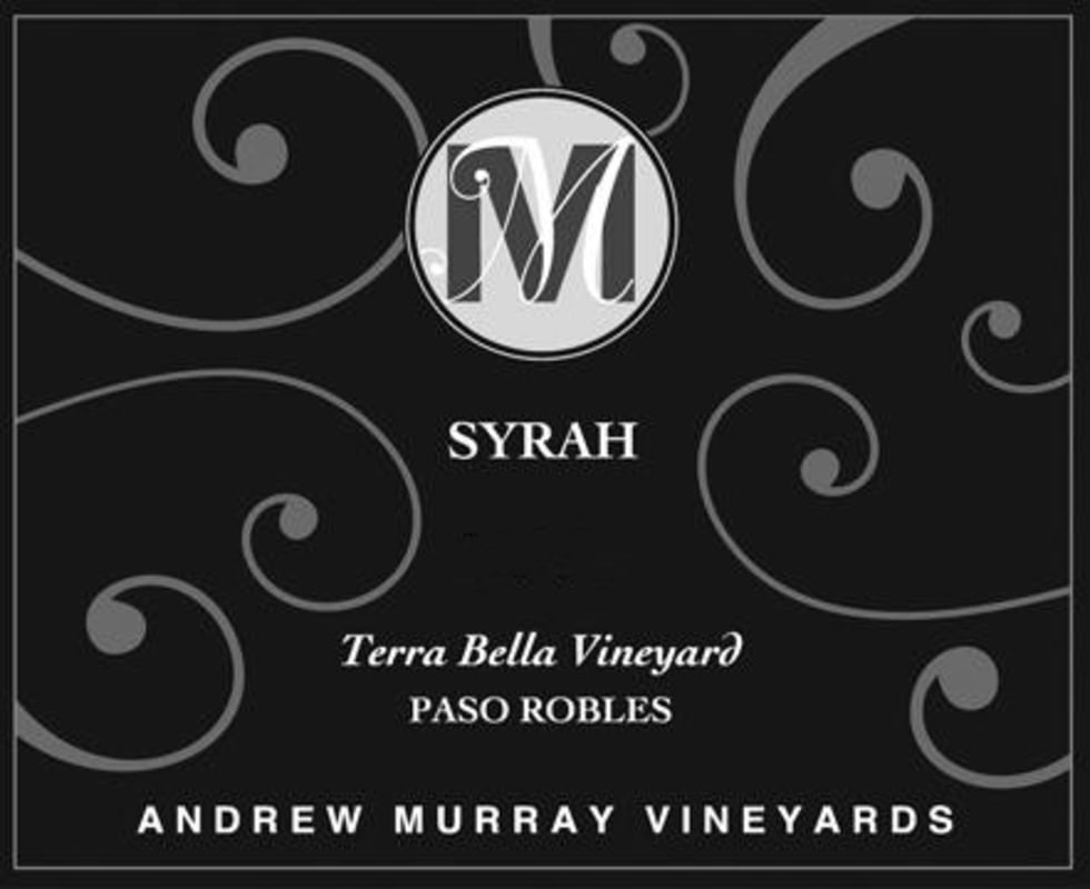 Andrew Murray Terra Bella Vineyard Syrah 2009 Front Label