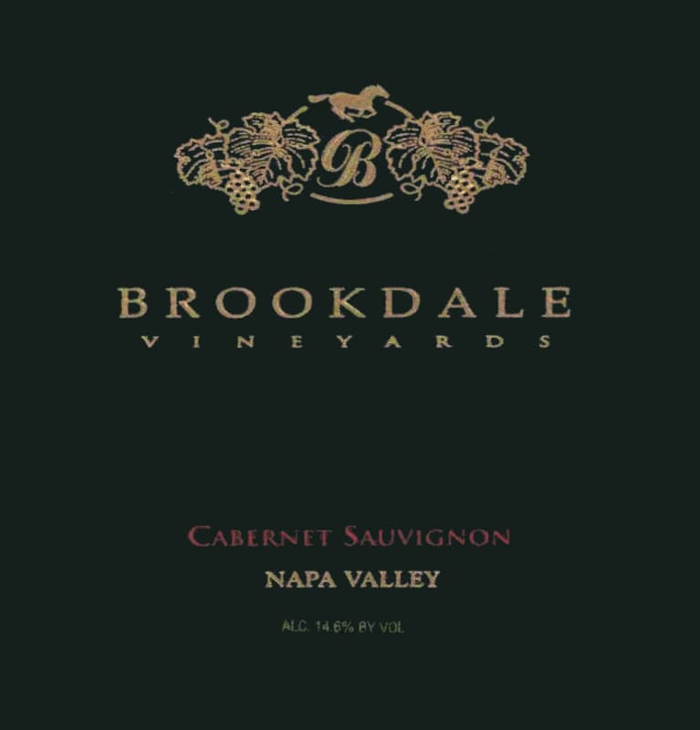 Brookdale Vineyards Cabernet Sauvignon 2004 Front Label