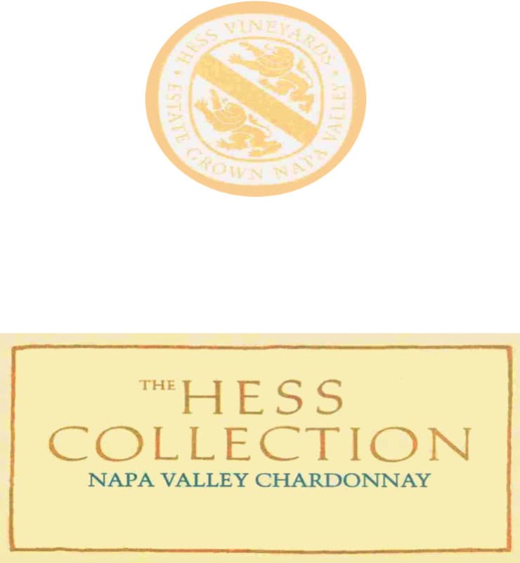 Hess Napa Valley Chardonnay 2006 Front Label