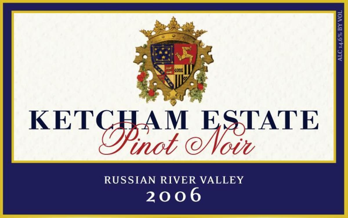 Ketcham Estate Pinot Noir 2006 Front Label