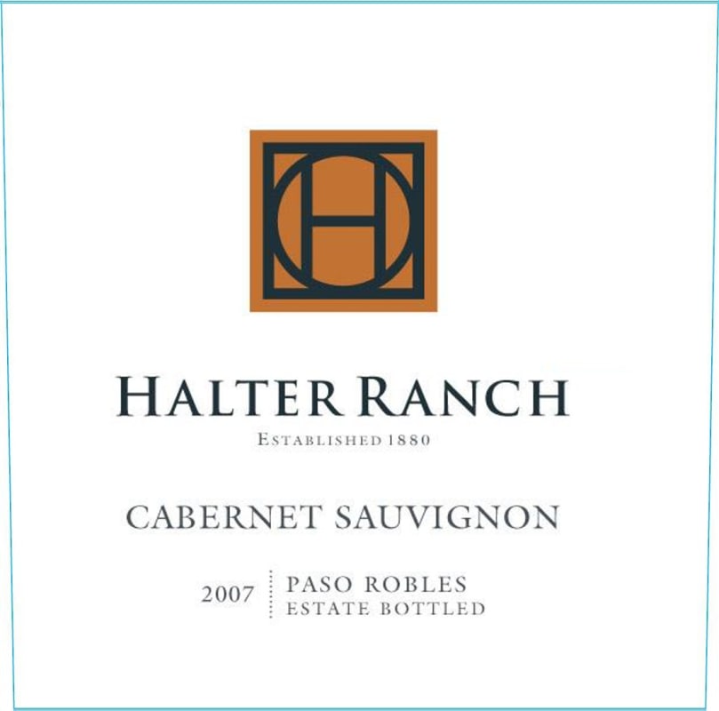 Halter Ranch Cabernet Sauvignon 2007 Front Label