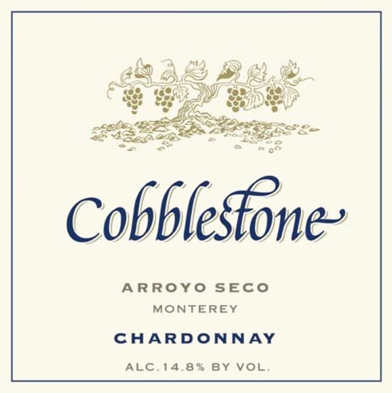 Cobblestone Arroyo Seco Chardonnay 2013 Front Label