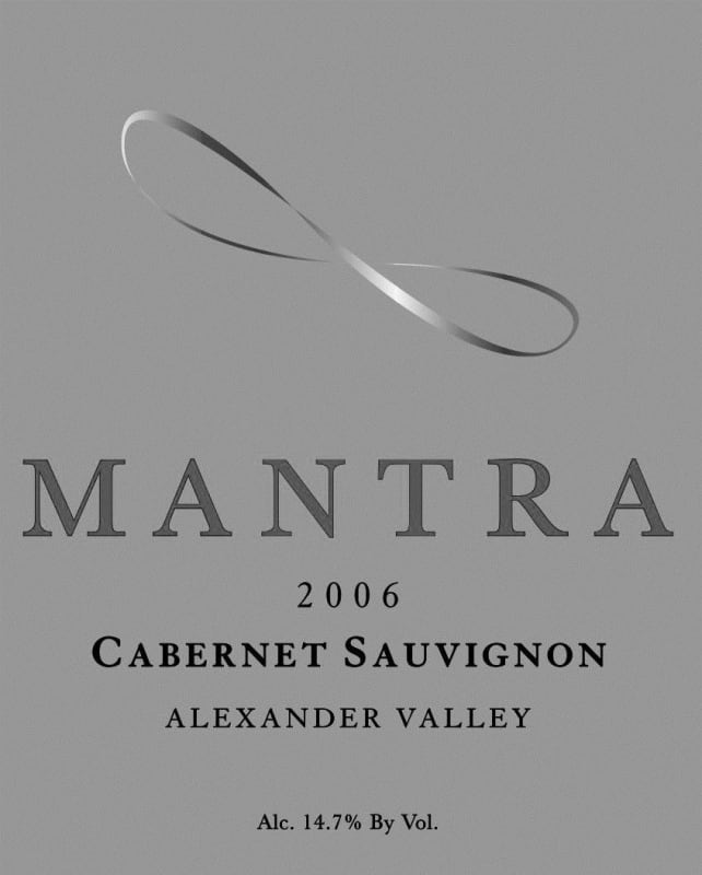 Mantra Wines Cabernet Sauvignon 2006 Front Label