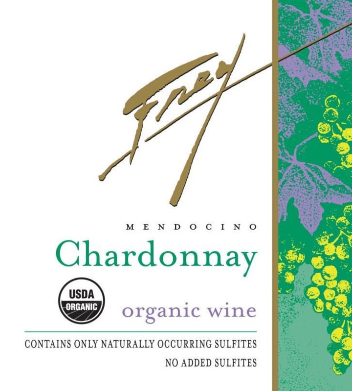 Frey Organic Chardonnay 2016 Front Label