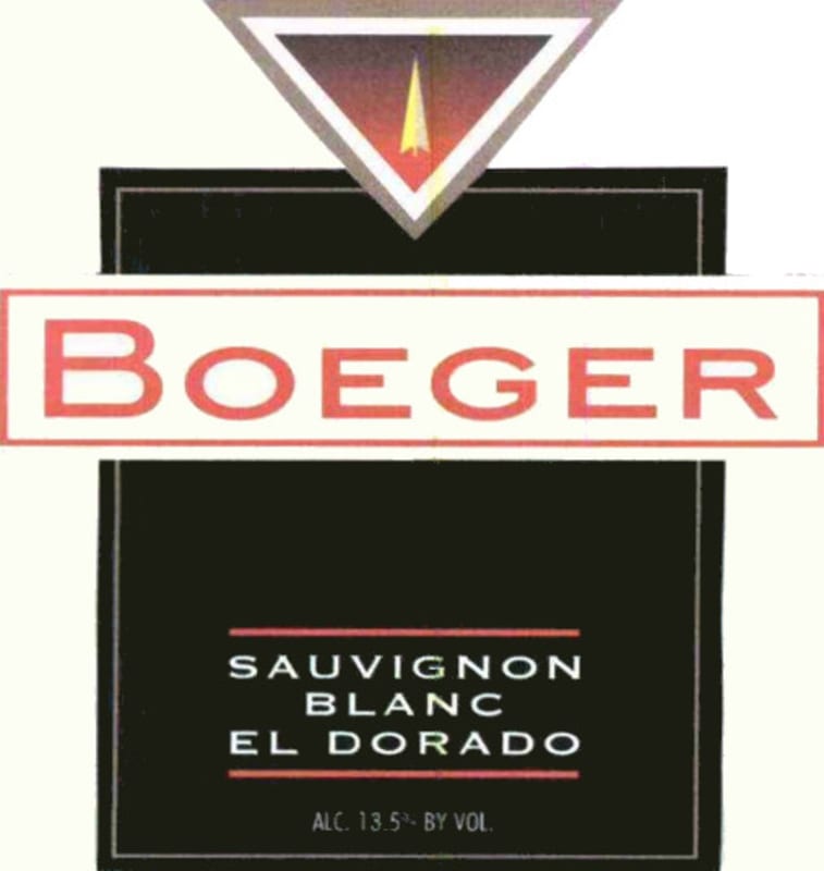 Boeger Sauvignon Blanc 2009 Front Label