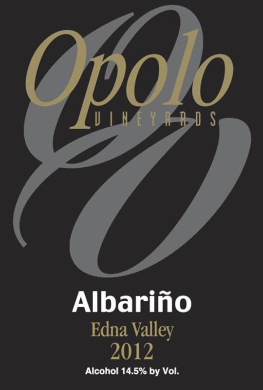 Opolo Edna Valley Albarino 2012 Front Label
