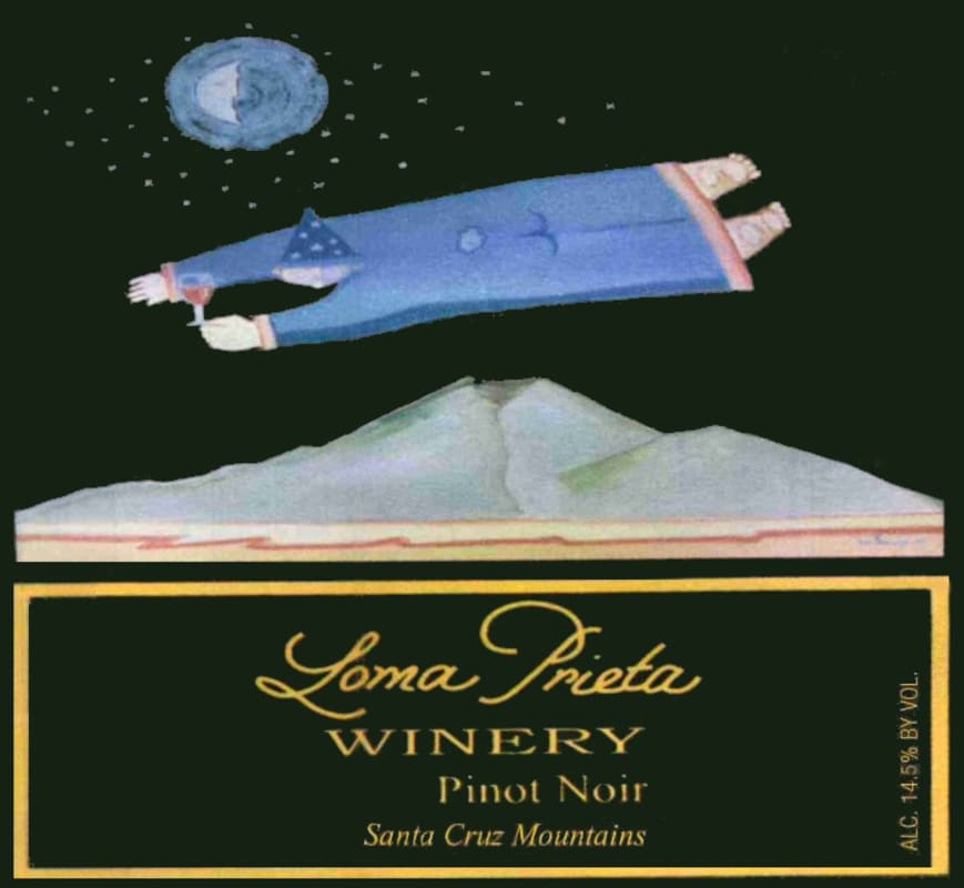 Loma Prieta Winery Pinot Noir 2008 Front Label