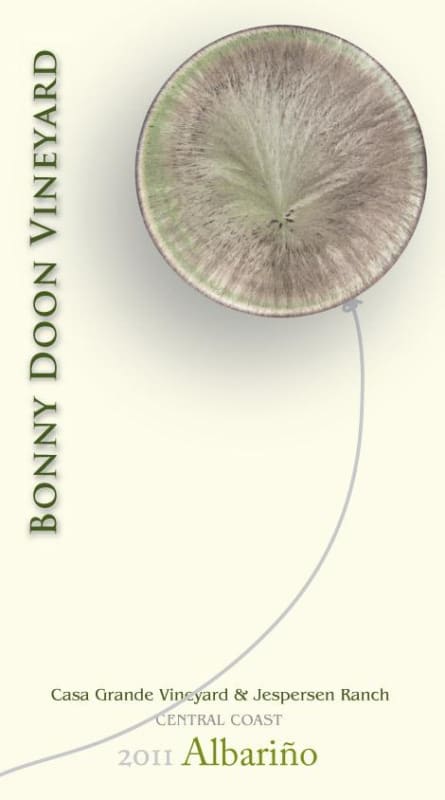 Bonny Doon Albarino 2011 Front Label