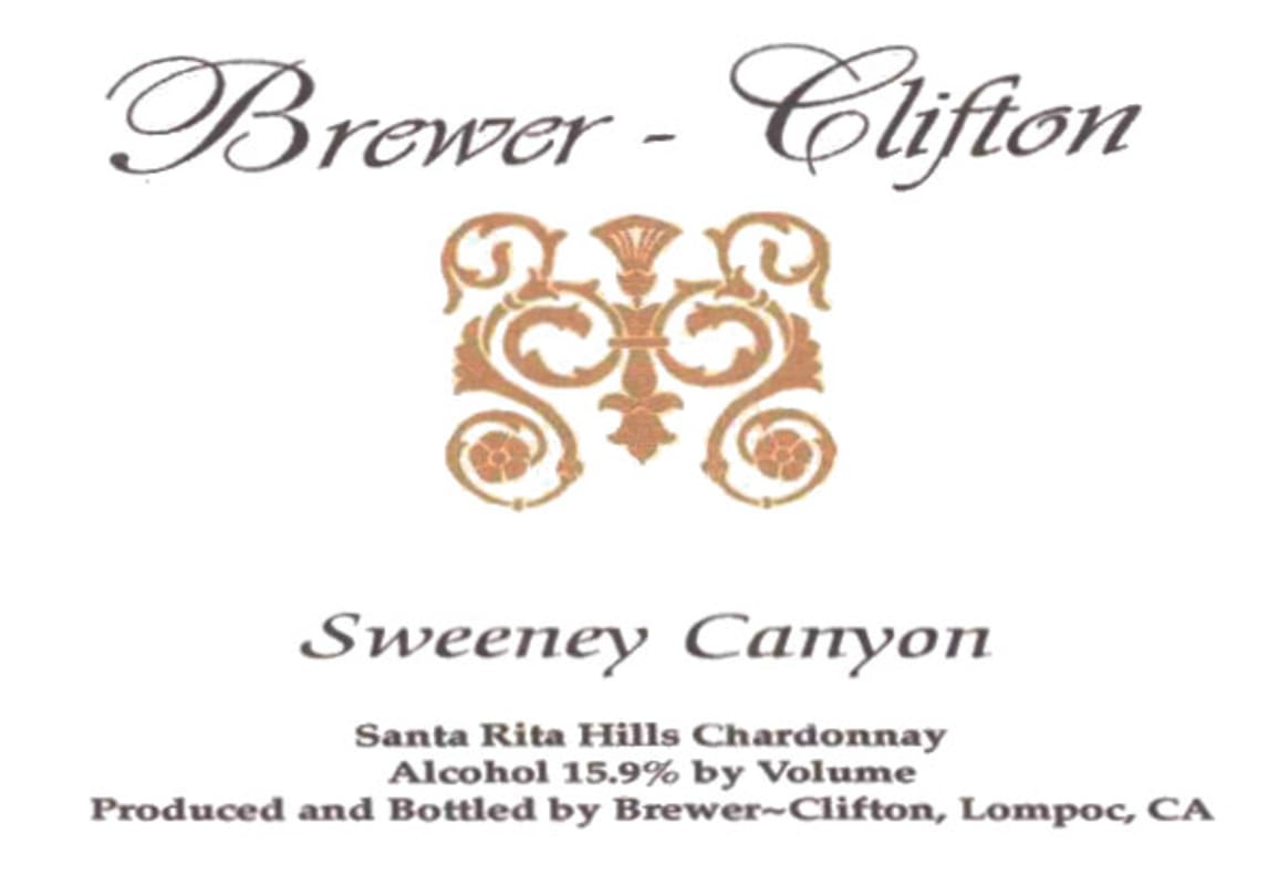 Brewer-Clifton Sweeney Canyon Chardonnay 2006 Front Label