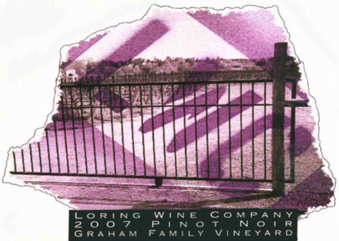 Loring Wine Company Graham Family Vineyard Pinot Noir 2007 Front Label
