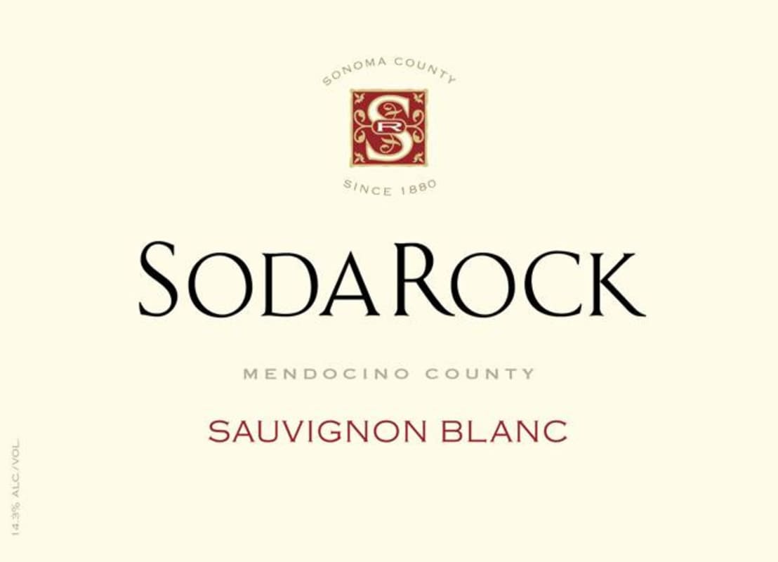 Soda Rock Winery Sauvignon Blanc 2014 Front Label