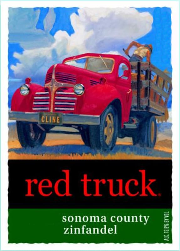 Red Truck Winery Sonoma County Zinfandel 2007 Front Label