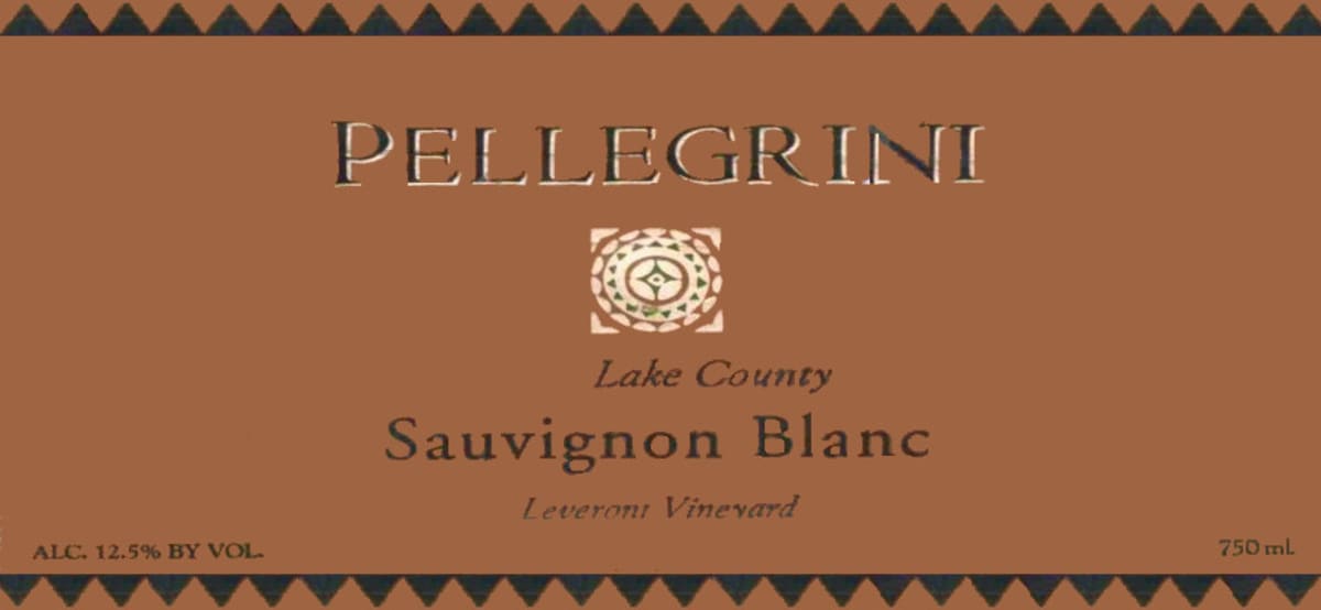 Pellegrini Leveroni Vineyard Sauvignon Blanc 2004 Front Label
