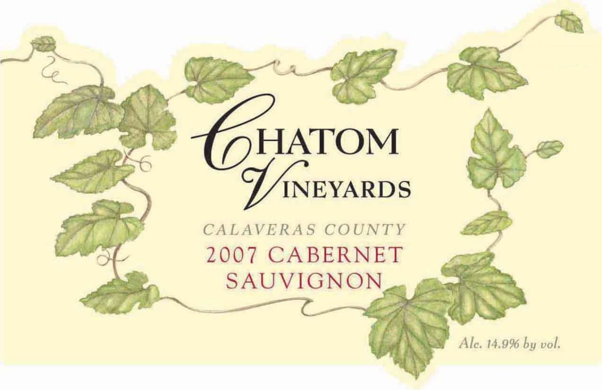 Chatom Cabernet Sauvignon 2007 Front Label