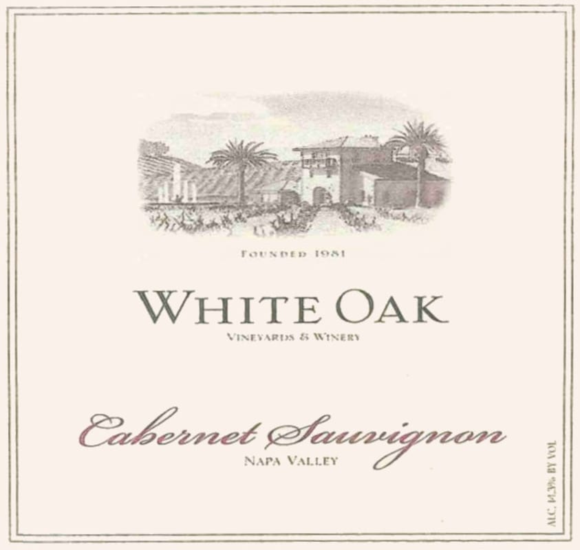 White Oak Cabernet Sauvignon 2004 Front Label
