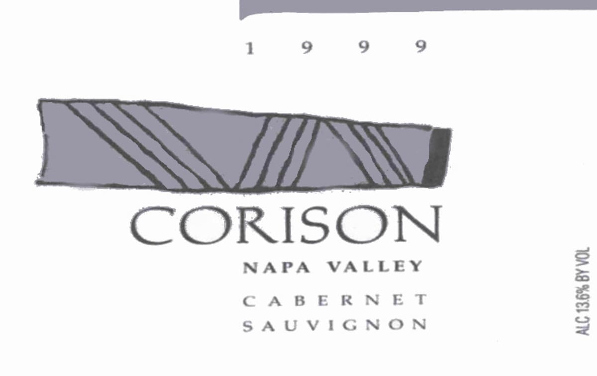 Corison Cabernet Sauvignon 1999 Front Label