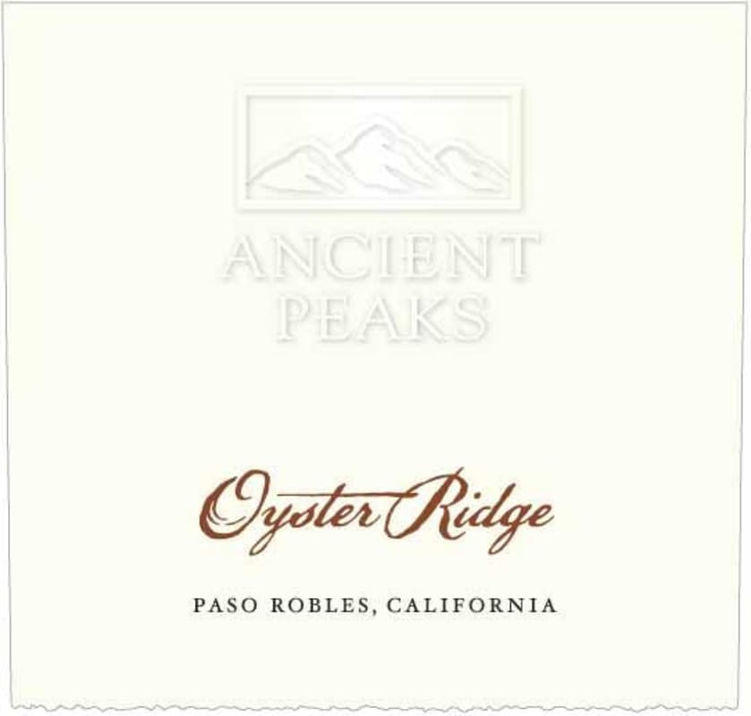 Ancient Peaks Paso Robles Oyster Ridge Red 2009 Front Label