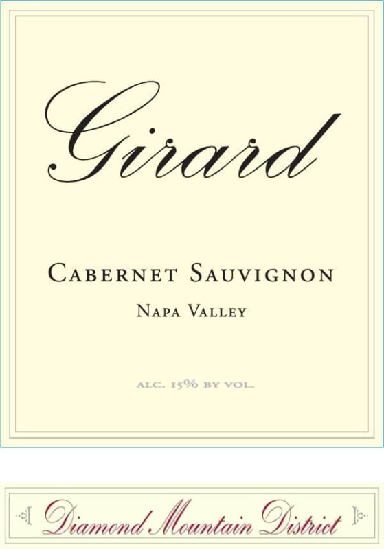 Girard Diamond Mountain District Cabernet Sauvignon 2007 Front Label