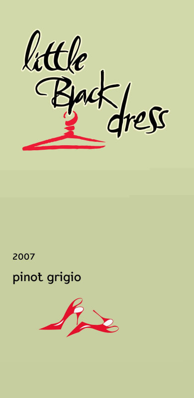 Little Black Dress Dress Pinot Grigio 2007 Front Label