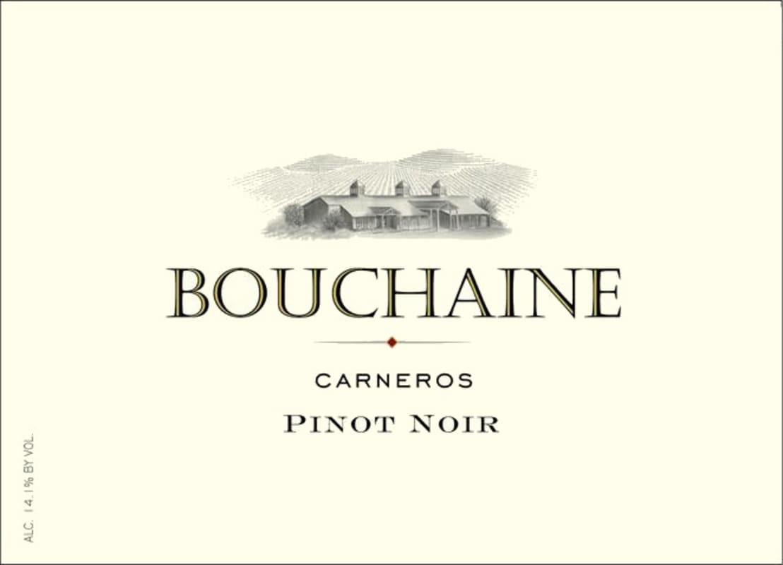 Bouchaine Carneros Pinot Noir 2007 Front Label