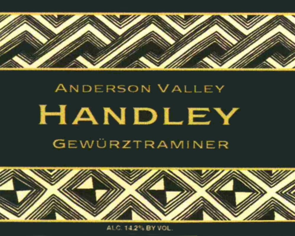 Handley Anderson Valley Gewurztraminer 2011 Front Label