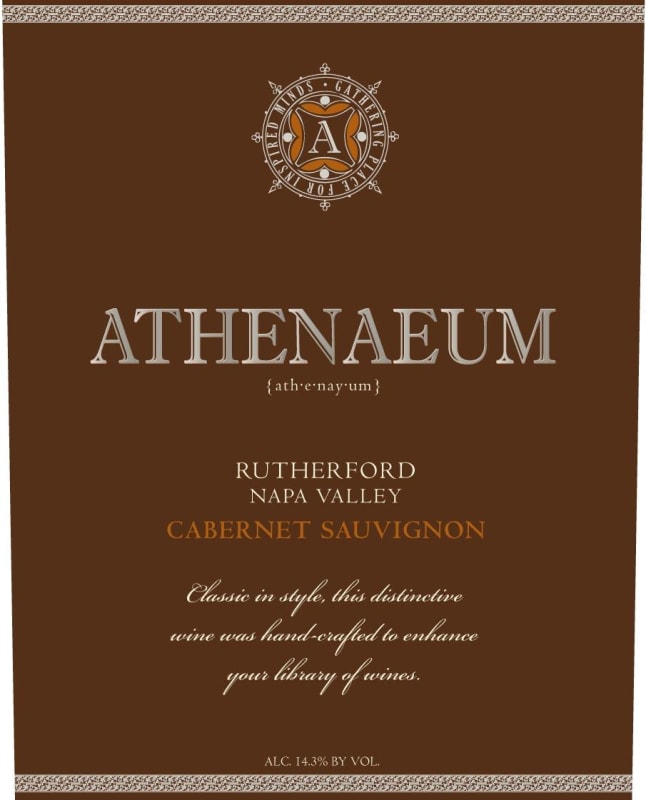 Athenaeum 2015 Front Label