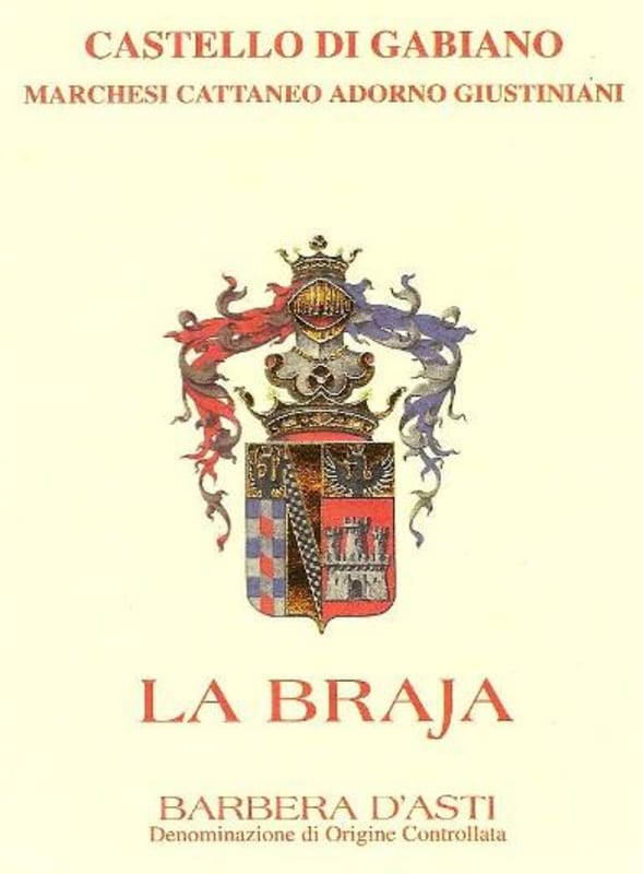 Castello di Gabiano Barbera d'Asti La Braja 2014 Front Label
