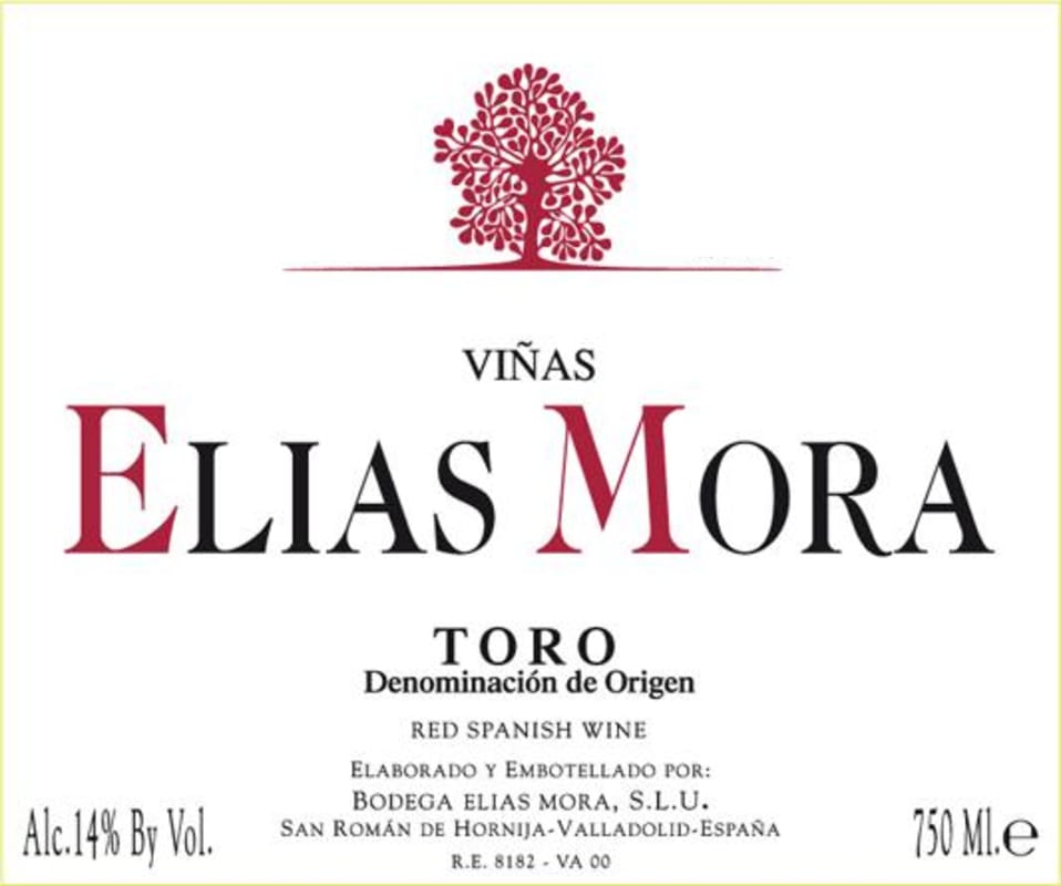 Bodegas Elias Mora Vinas Elias Mora 2014 Front Label