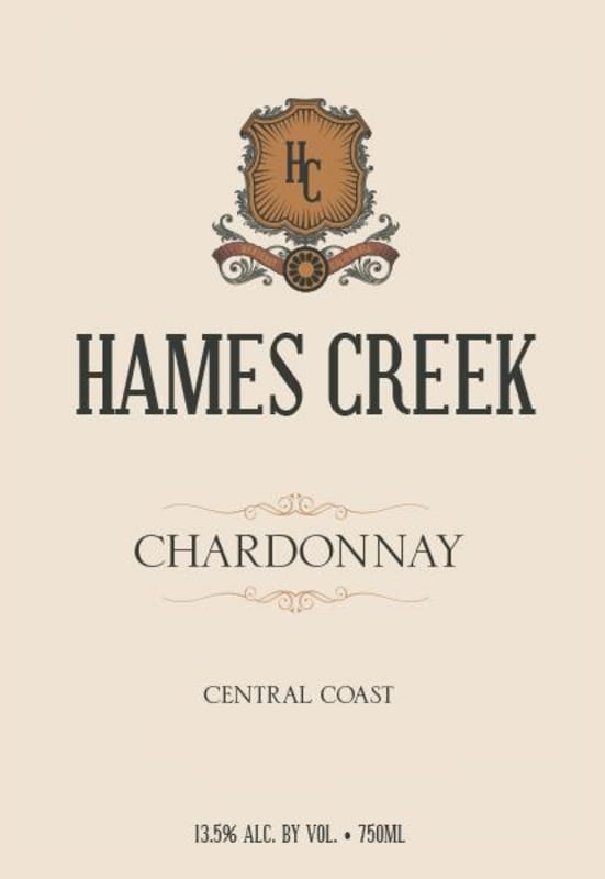 Hames Creek Chardonnay 2013 Front Label