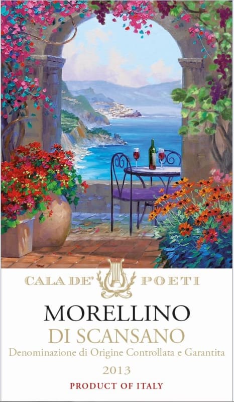 Cala de' Poeti Morellino di Scansano Red 2013 Front Label