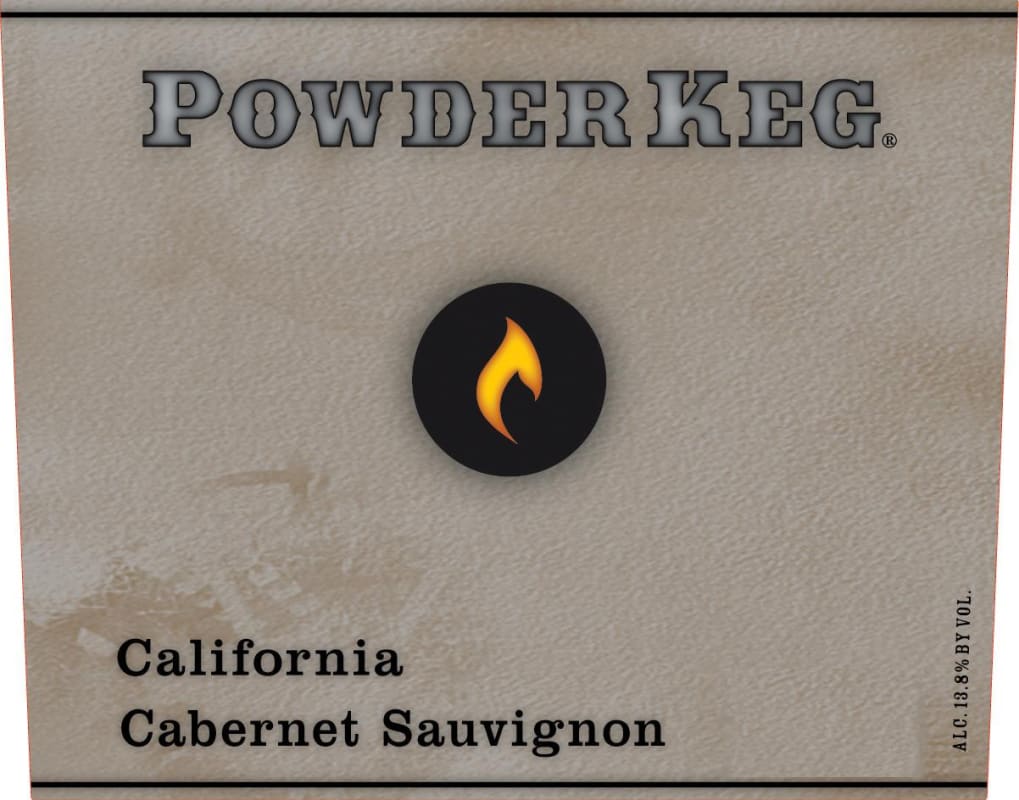 Powder Keg Cabernet Sauvignon 2014 Front Label