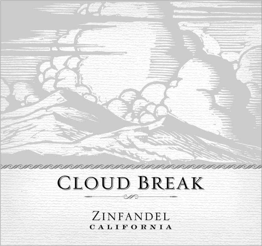 Cloud Break Zinfandel 2013 Front Label