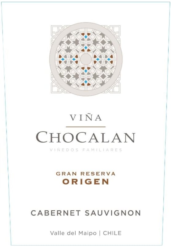 Vina Chocalan Gran Reserva Origen Cabernet Sauvignon 2014 Front Label