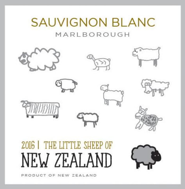 The Little Sheep Sauvignon Blanc 2016 Front Label