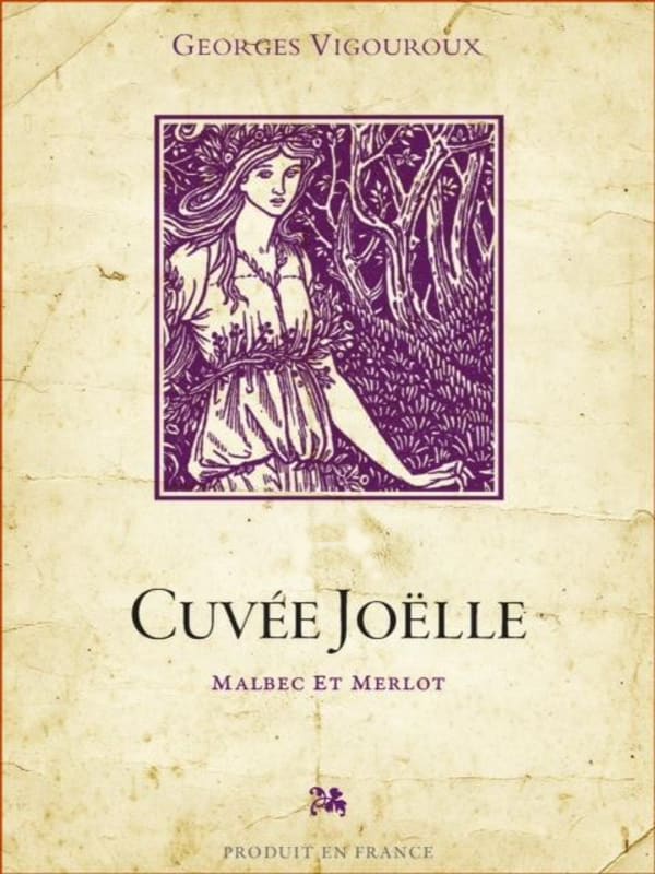 Georges Vigouroux Cuvee Joelle Malbec Et Merlot 2016 Front Label