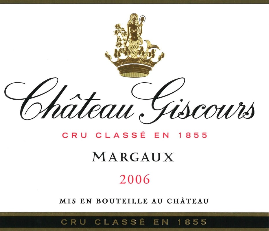 Chateau Giscourt 2006 Front Label