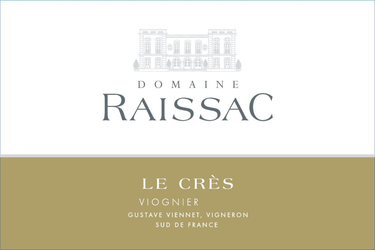 Chateau Raissac Le Cres Viognier 2016 Front Label