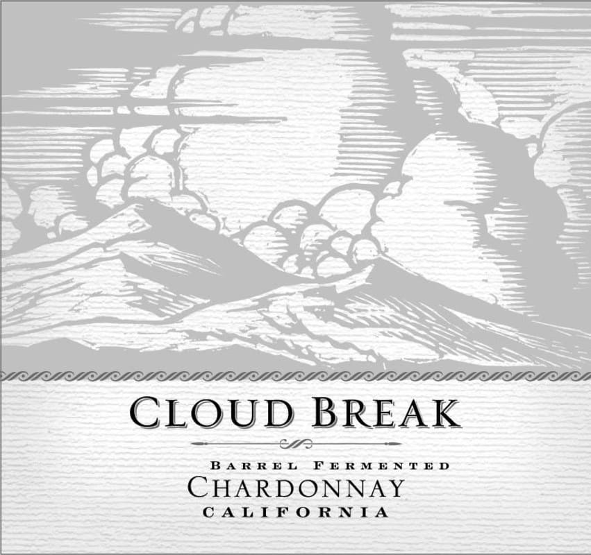 Cloud Break Barrel Fermented Chardonnay 2015 Front Label
