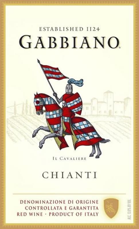 Gabbiano Chianti Red 2016 Front Label