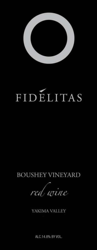 Fidelitas Boushey Vineyard Red Blend 2008 Front Label