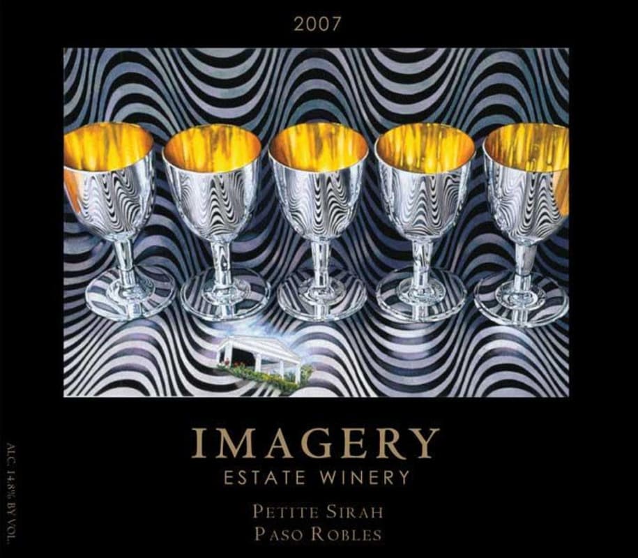Imagery Estate Winery Petite Sirah 2007 Front Label
